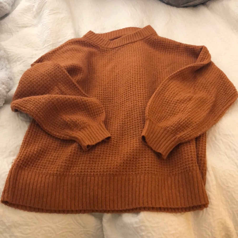 Rust/burnt orange American Eagle Sweater